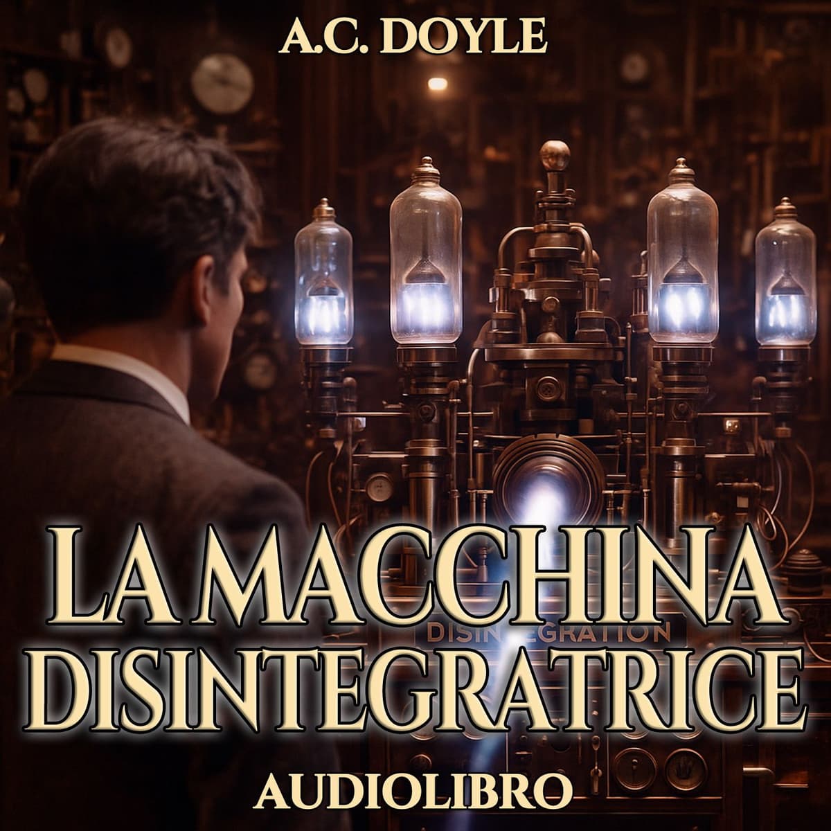 Audiolibro La macchina disintegratrice - A.C. Doyle - Integrale - Audiolibri Arthur Conan Doyle cover