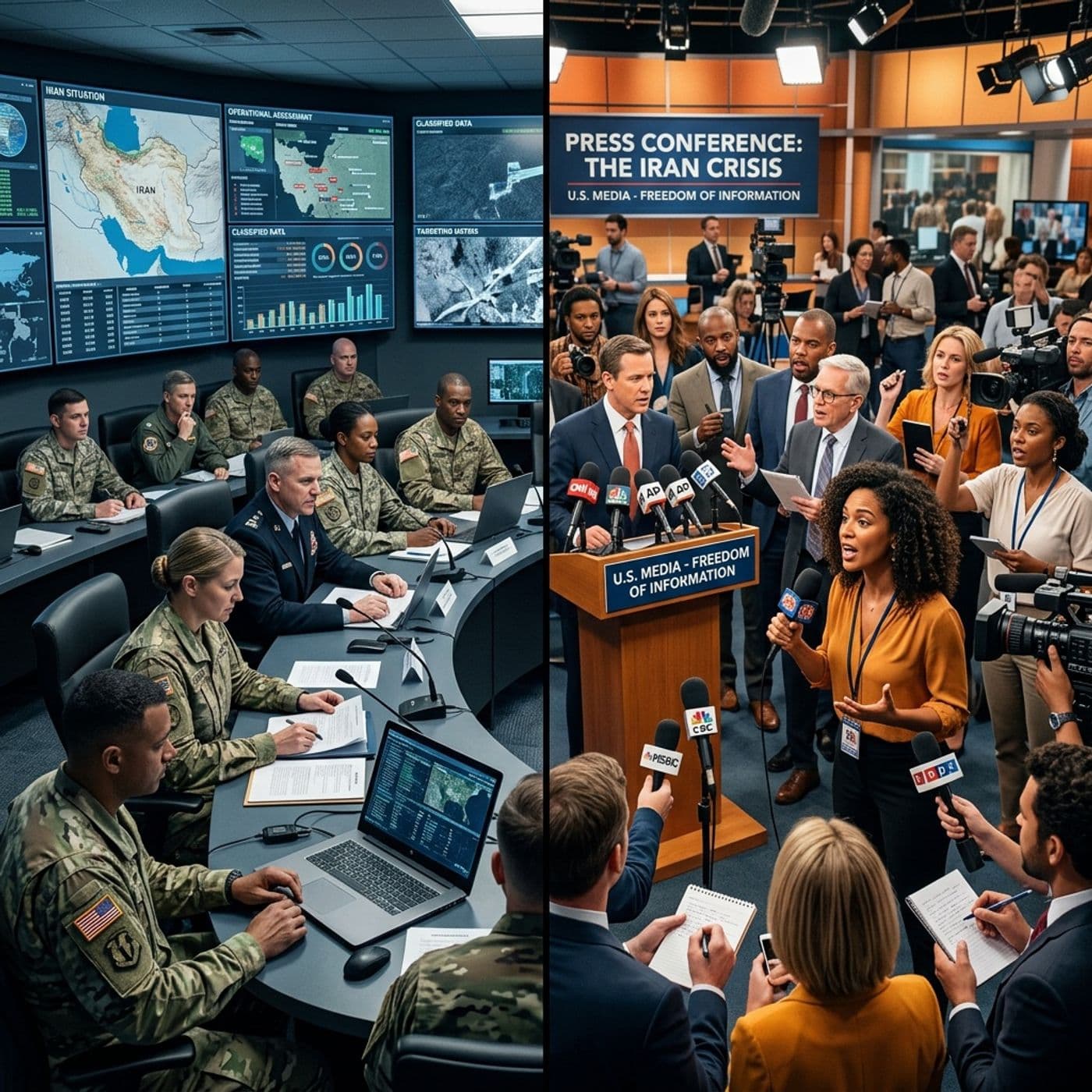 The Iranian War and the Media_ Unmasking Censorship and Control - Conspiracy Theories Exploring The Unseen cover