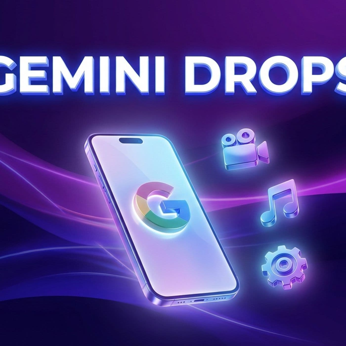 Google Gemini Drops: AI Moves from Answers to Action - Blue Lightning AI Daily cover