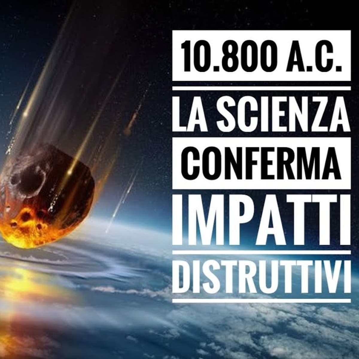 10.800 a.C. La scienza conferma impatti distruttivi - Enrico Baccarini - Enigma cover