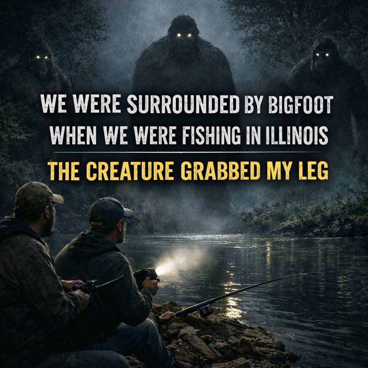 Multiple Bigfoot Tracking Us Near the River | Illinois Sasquatch Encounters - SASQUATCH THEORY cover
