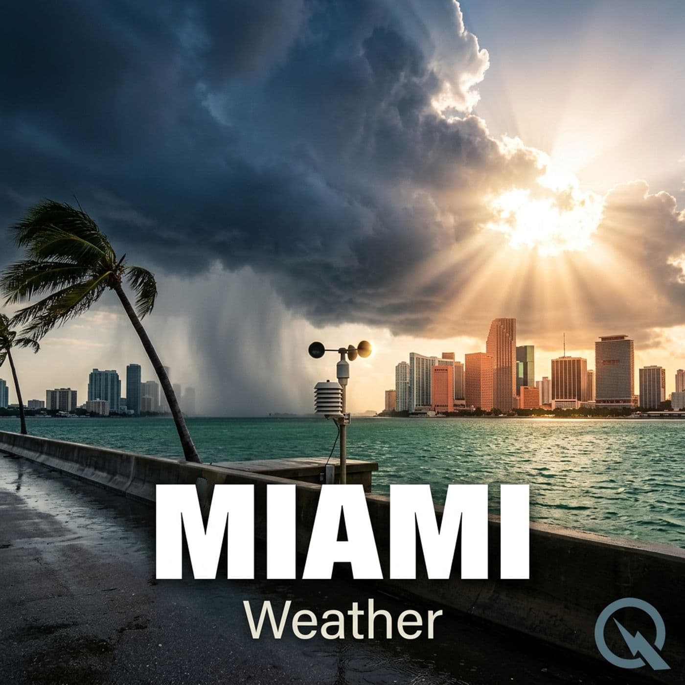 Today's Weather in Miami 04 07 26 Thunderstorms Heavy Rain and Rip Current Warning - Weather in Miami cover