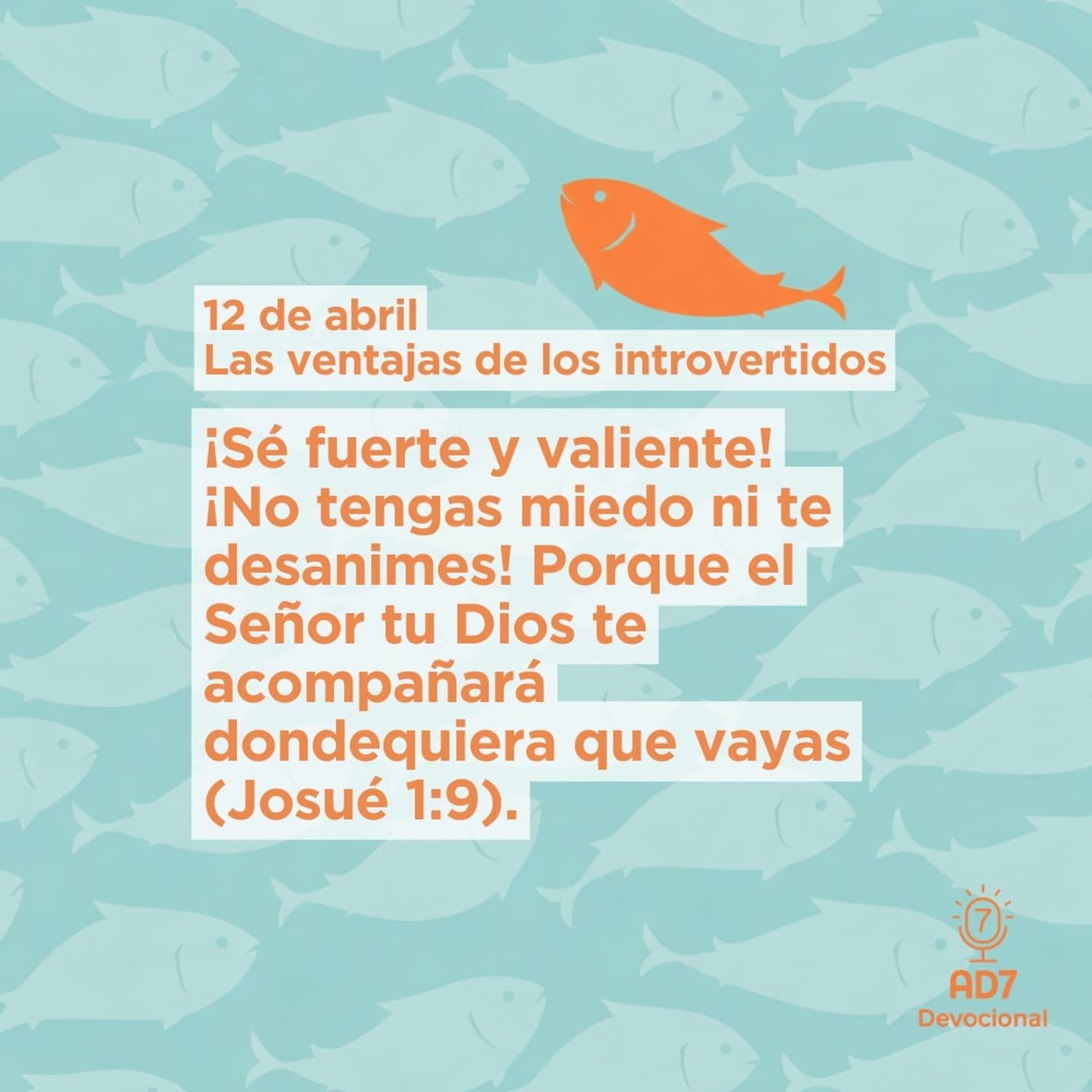 Las ventajas de los introvertidos ~ Devocional de Jóvenes ~ 12 de abril 2026 - AD7 Devocional - Diferente / Inverso cover