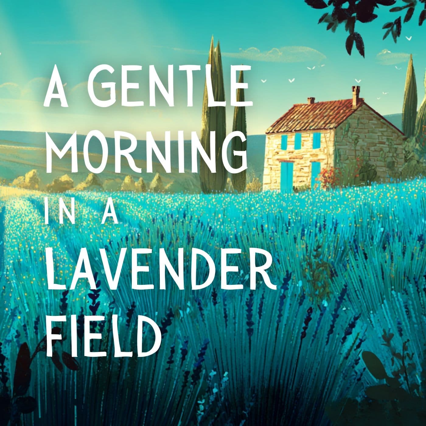 A Gentle Morning in a Lavender Field - Slow & Dreamy Bedtime Story for Grown-Ups - Rest: Sleepy Bedtime Stories cover