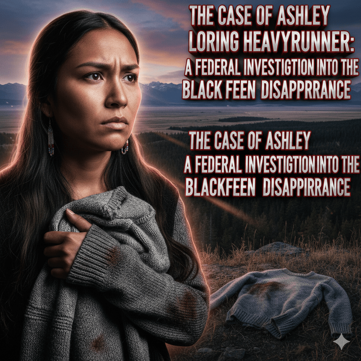 The Case of Ashley Loring Heavyrunner: A Federal Investigation into the Blackfeet Reservation Disappearance - The Murder Tape Khronicles | True Crime Secrets Unveiled cover