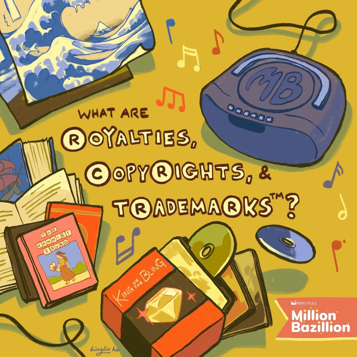 What are royalties, trademark and copyright? - Million Bazillion cover