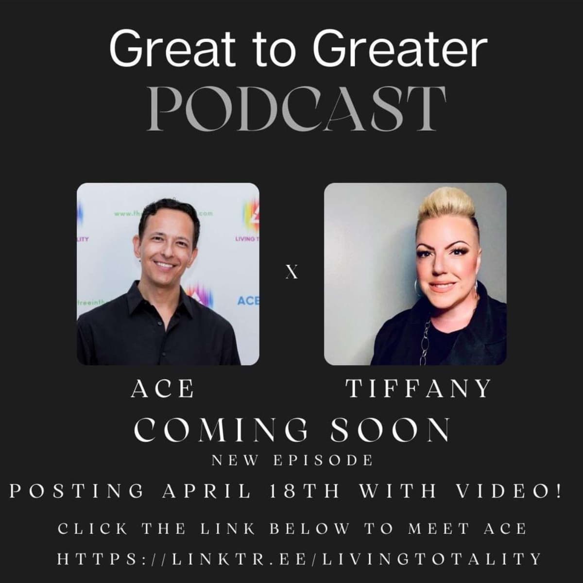 Finding your Path with Special Guest : Ace The Speaker - Great to Greater with Tiffany Rufino cover
