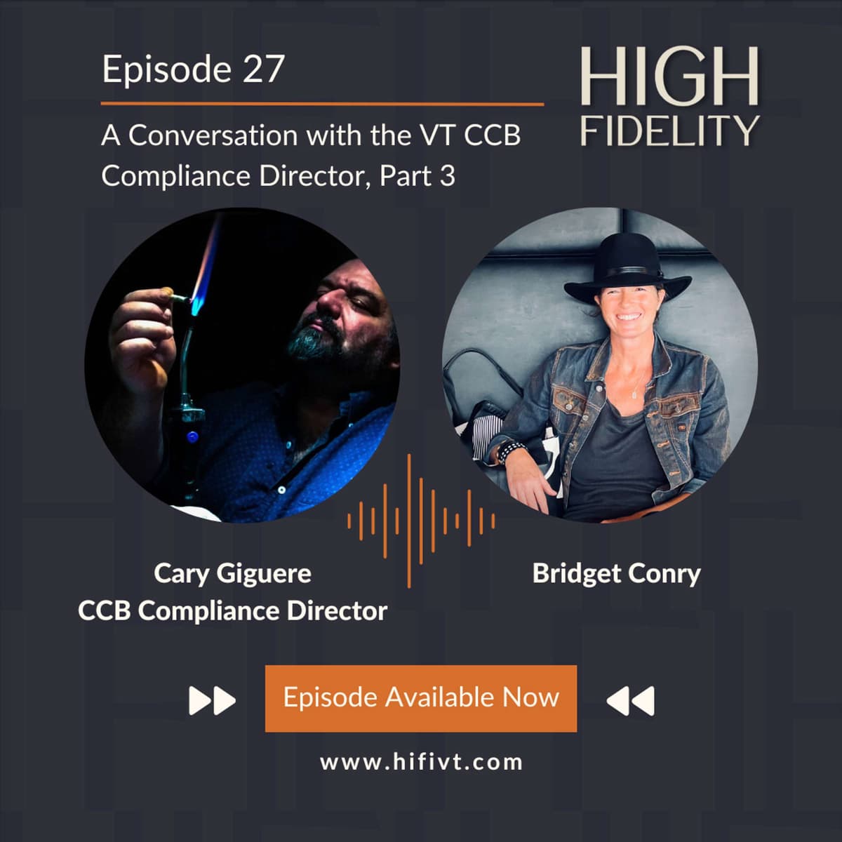 Episode 27 | What Keeps Cary Giguere Up At Night? A Conversation with the VT CCB Compliance Director, Part 3 - High Fidelity cover