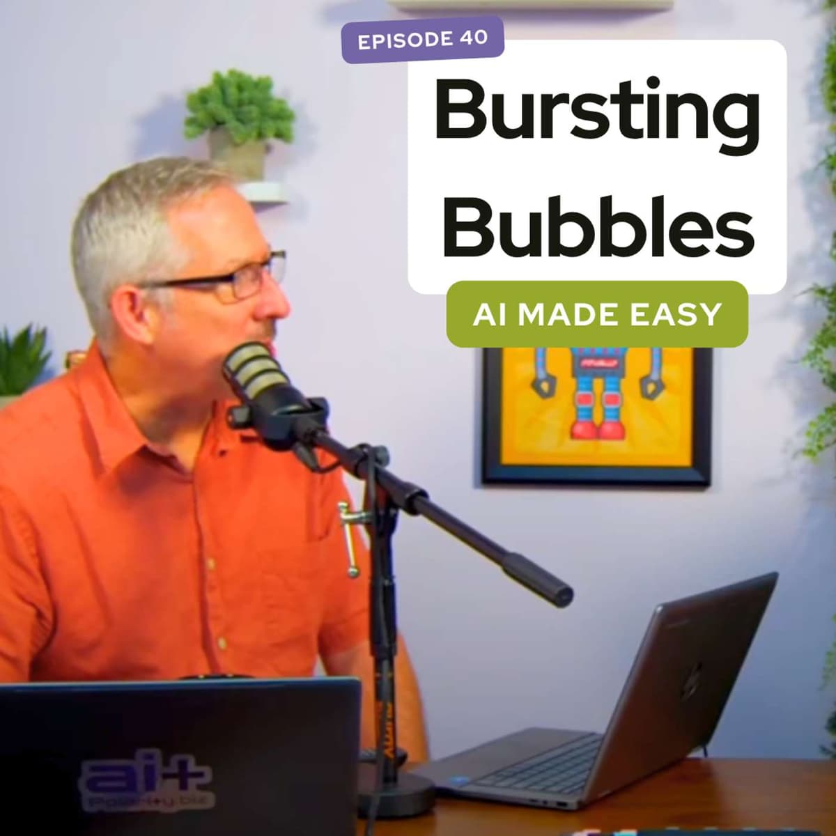 Bursting Bubbles - AI Made Easy for Business cover