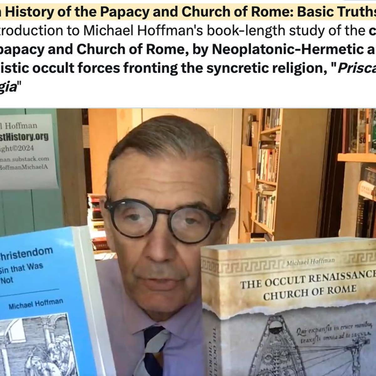 Hidden History of the Papacy and Church of Rome: Basic Truths - Michael Hoffman's Revisionist History® cover