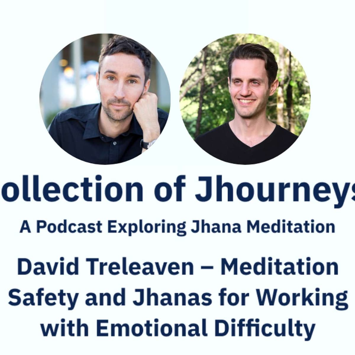 David Treleaven: Meditation Safety and Jhanas for Working with Emotional Difficulty - Collection of Jhourneys cover