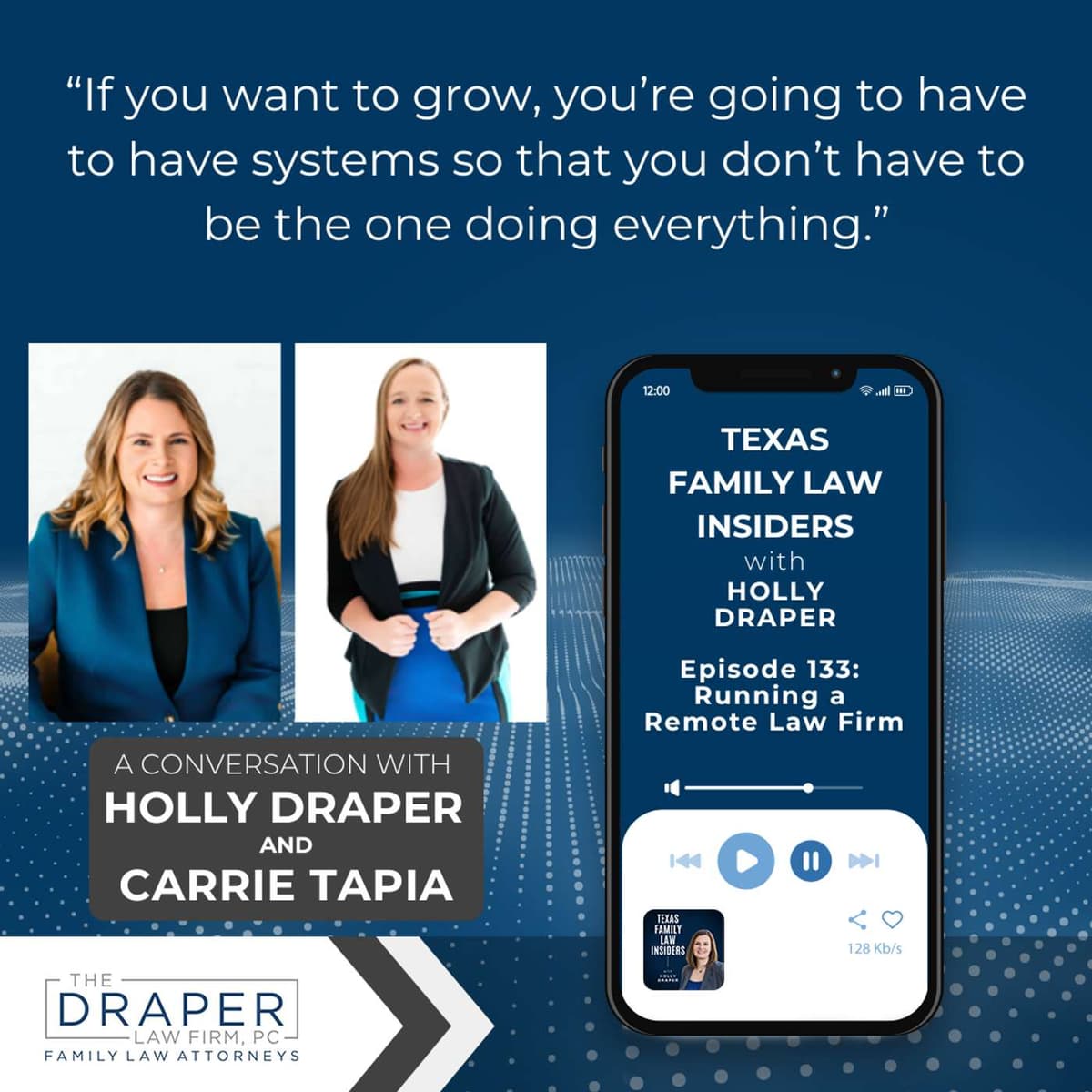 Episode 133 l Real Insights on Running a Virtual Law Practice - Texas Family Law Insiders cover