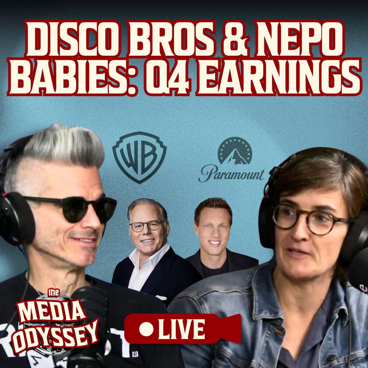 DISCO BROS AND NEPO BABIES: Q4 EARNINGS - The Media Odyssey cover