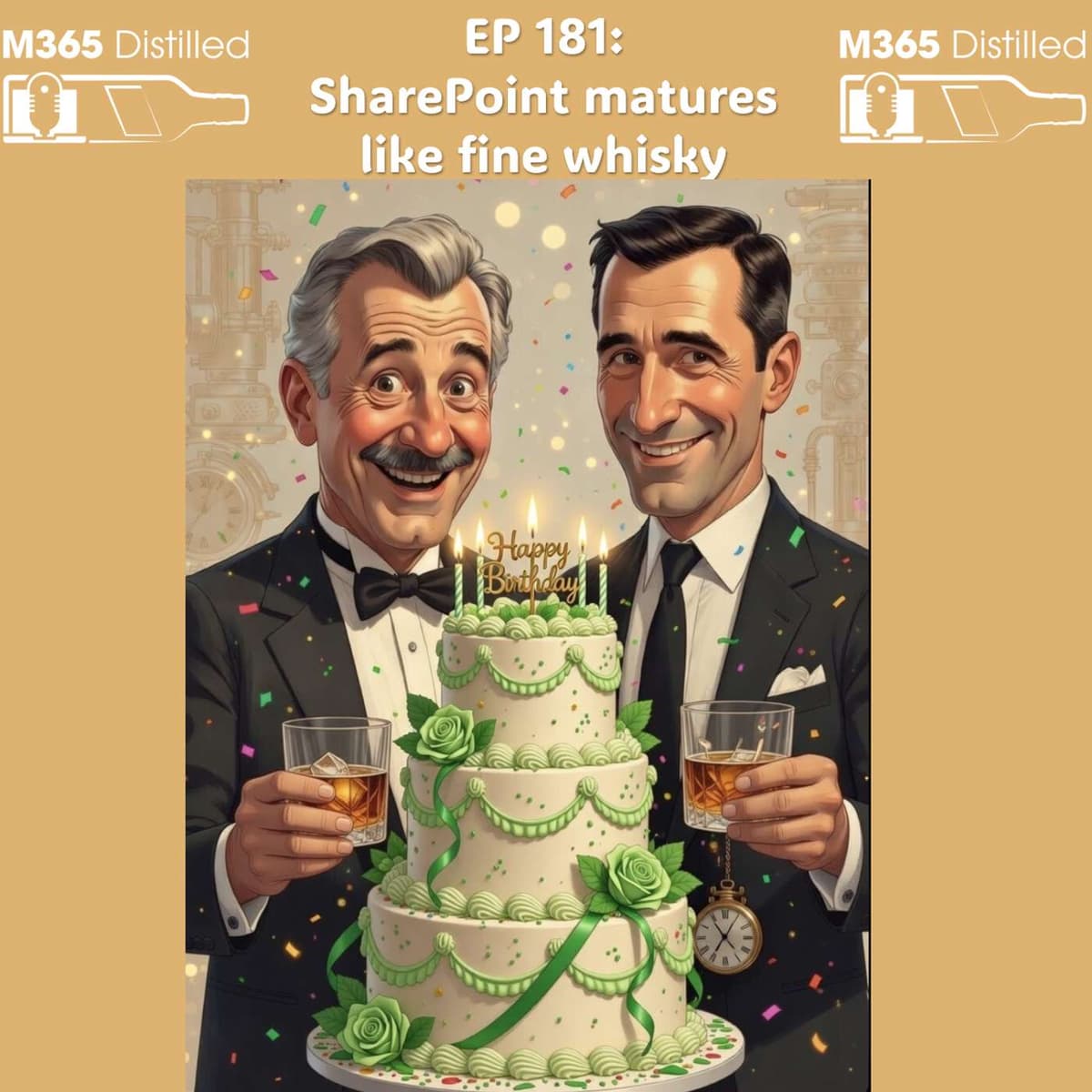 EP181: SharePoint matures like fine whisky - Office 365 Distilled cover