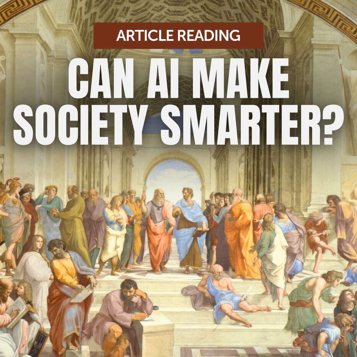 Using AI to enhance societal decision making (article by Zershaaneh Qureshi) - 80,000 Hours Podcast cover