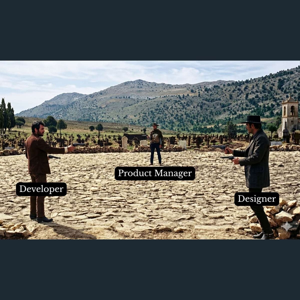 Marc Andreessen: "There's Mexican standoff between roles on a software team" - Justin's brain cover