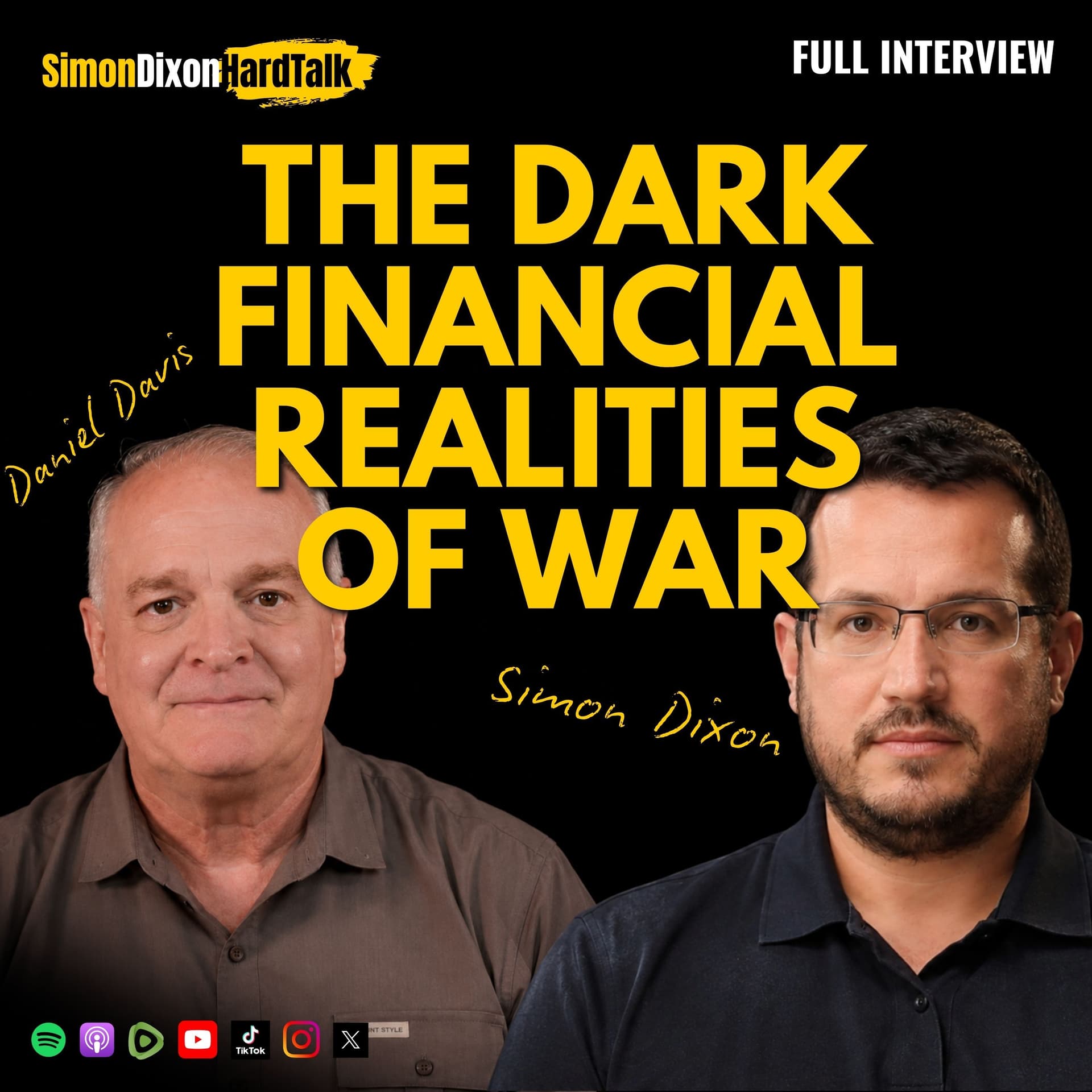 The Dark Financial Realities Behind the Iran War | Simon Dixon on Daniel Davis / Deep Dive — Simon Dixon Hard Talk cover