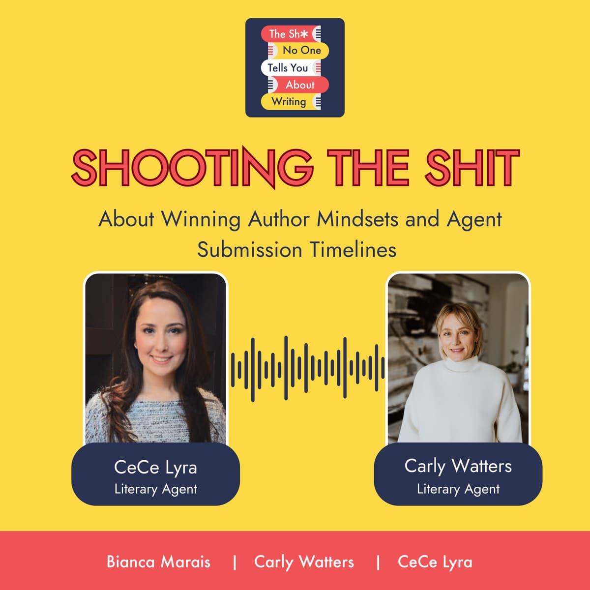 Shooting the Shit About Winning Author Mindsets and Agent Submission Timelines - The Shit No One Tells You About Writing cover