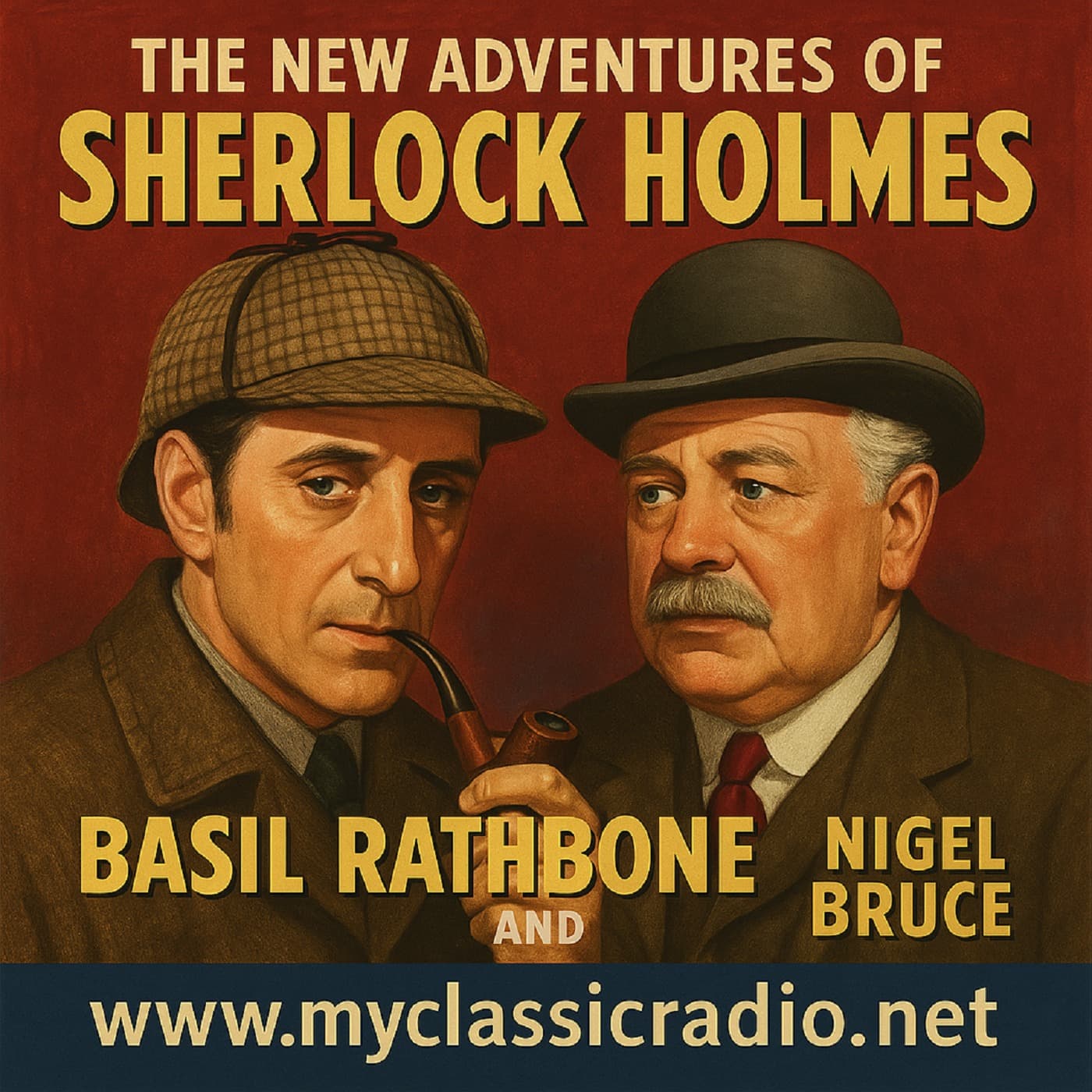 Sherlock Holmes -Rathbone & Bruce cover