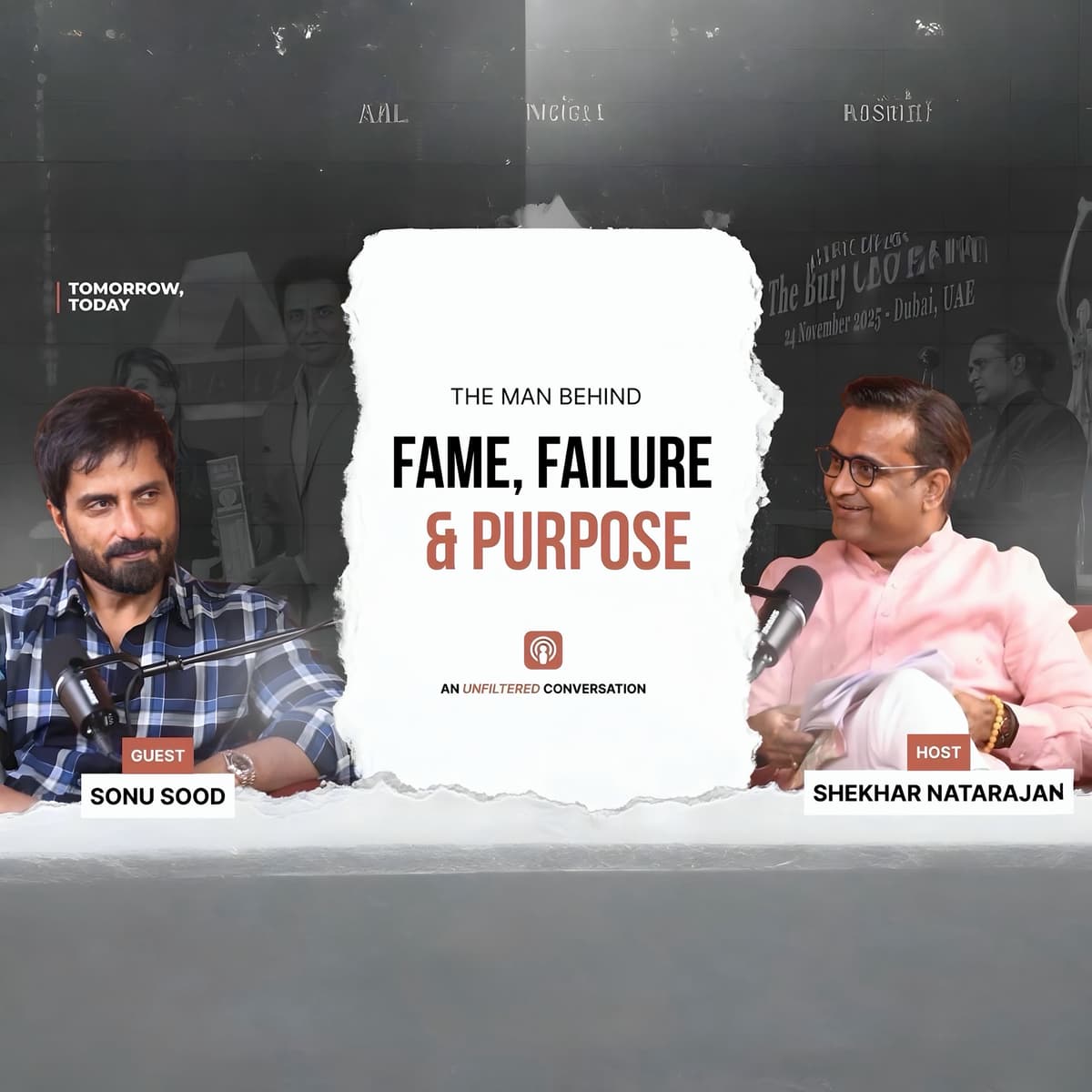 Sonu Sood on Humanity, Love & the Future of Technology | A Deep Conversation with Shekhar Natarajan - Tomorrow, Today cover