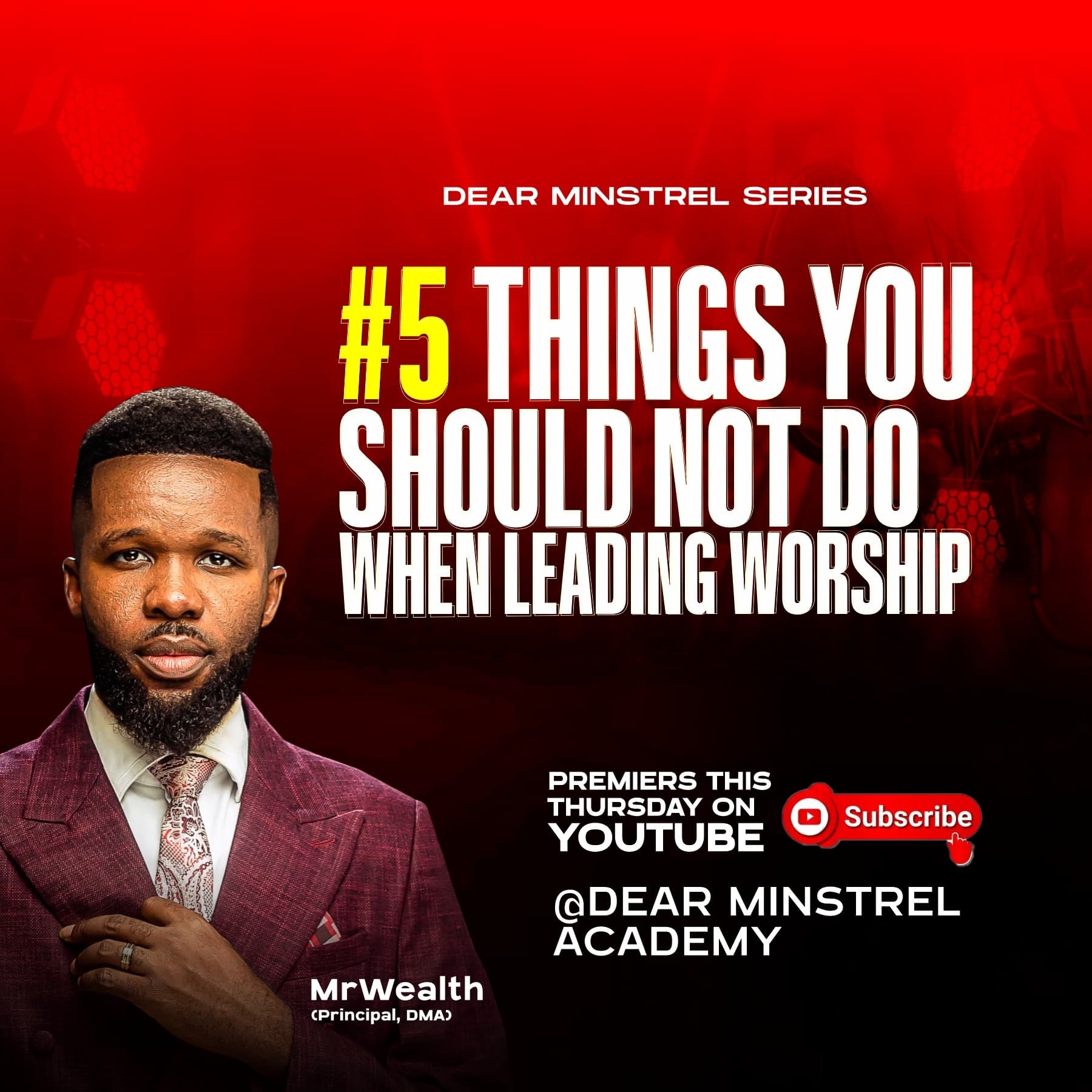 5 THINGS YOU SHOULD NOT DO WHEN LEADING WORSHIP cover