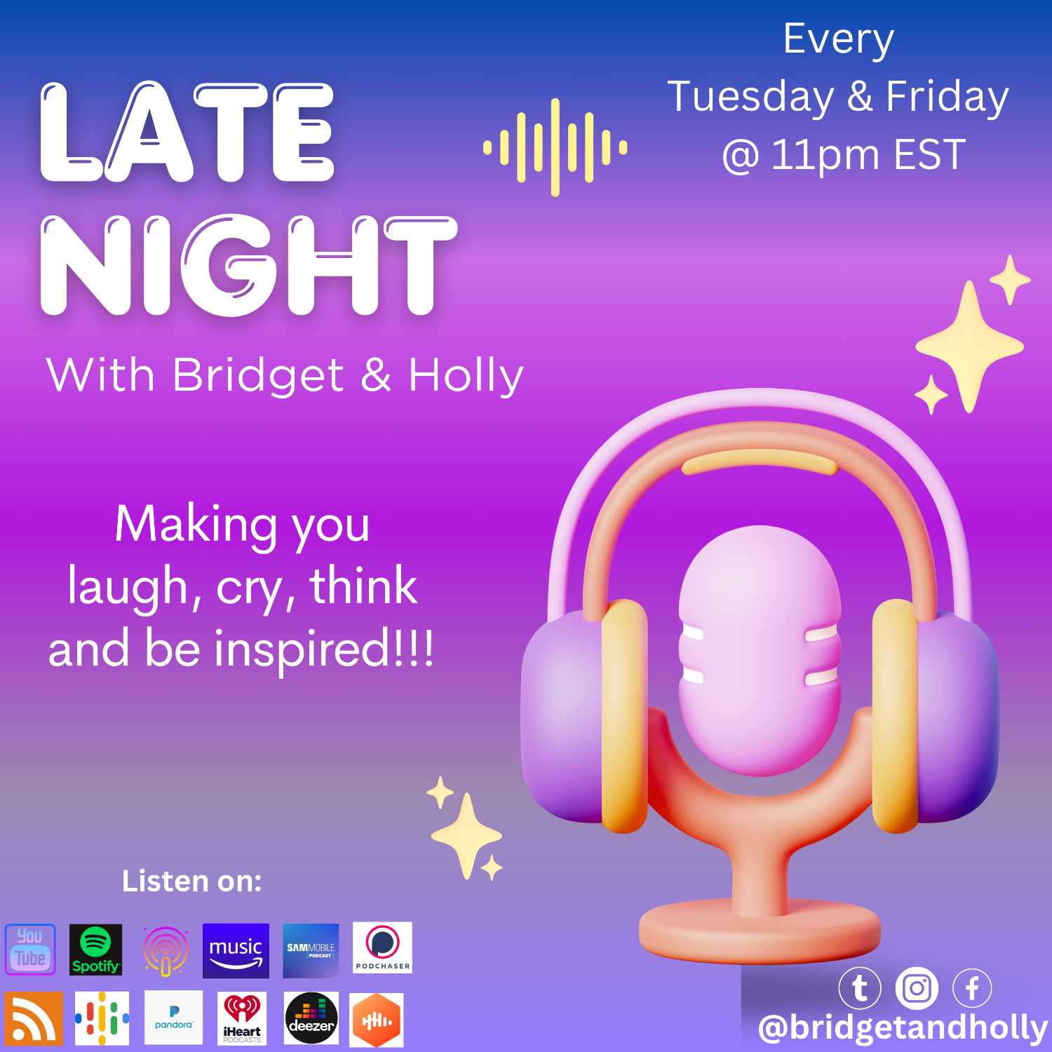 Late Night with Bridget & Holly cover