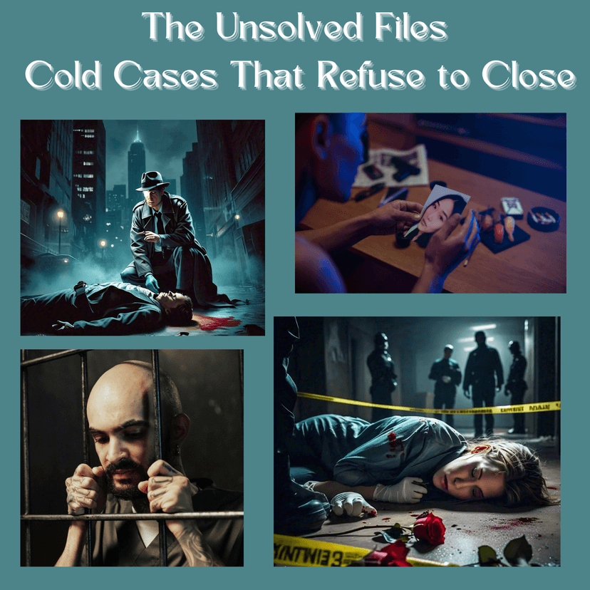 True Crime Thriller - The Unsolved Files: Cold Cases That Refuse to Close. cover