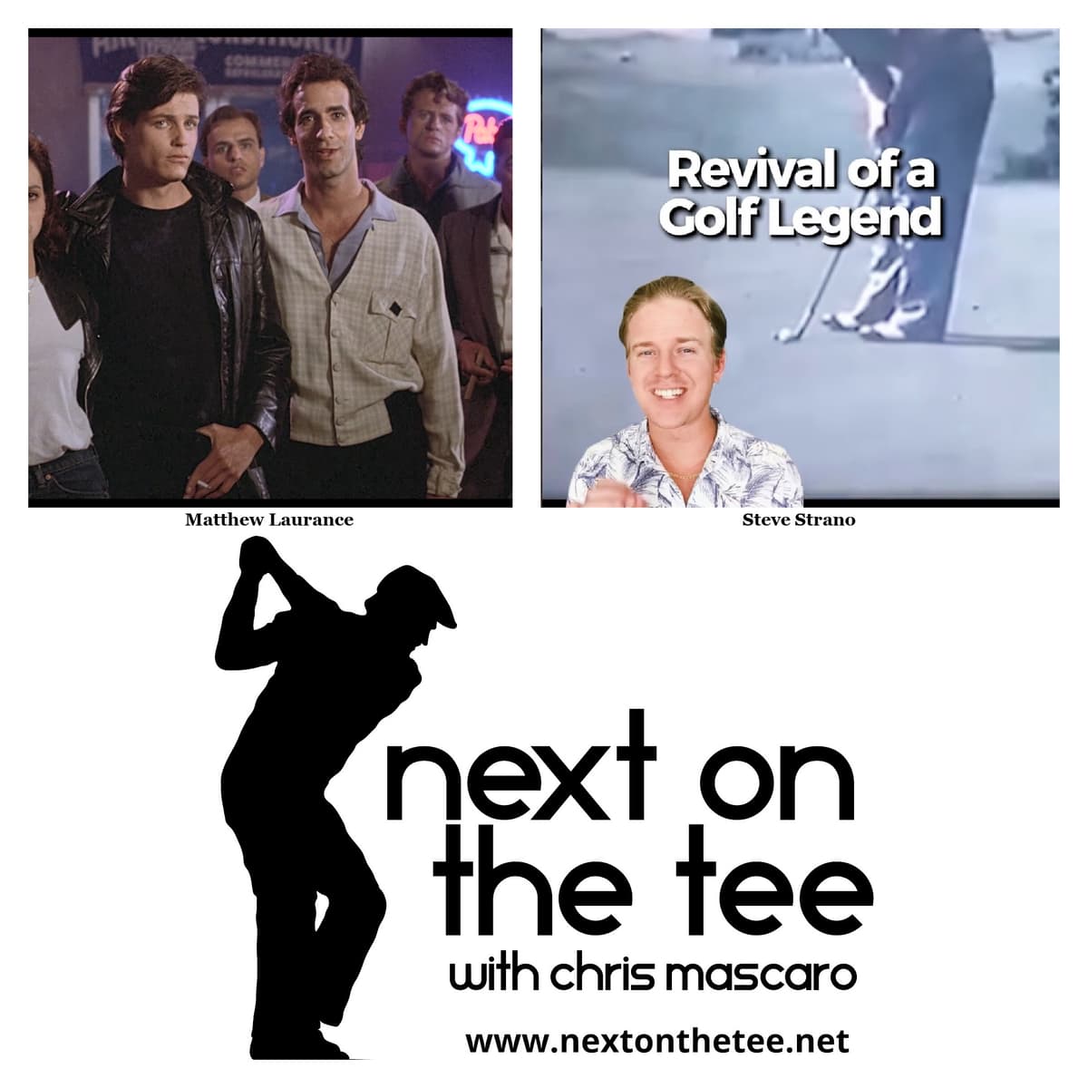 S12, Ep 55: Legends Never Fade: Eddie & the Cruisers, Seve & the Revival of Otey Putters with Matthew Laurance & Steve Strano - Next on the Tee: Where Golf Legends Live & Your Game Gets Better cover