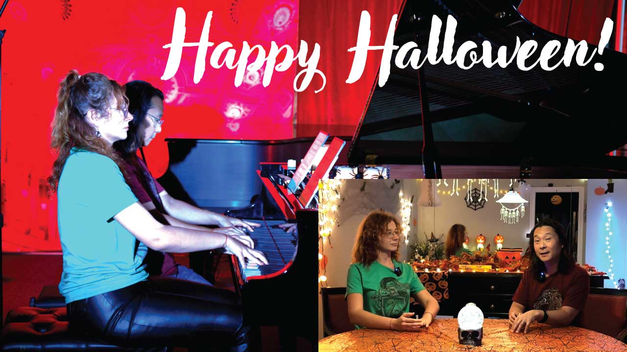 S02-E03-Happy Halloween-V2 - The Mada & Hugh Piano Duo Podcast cover