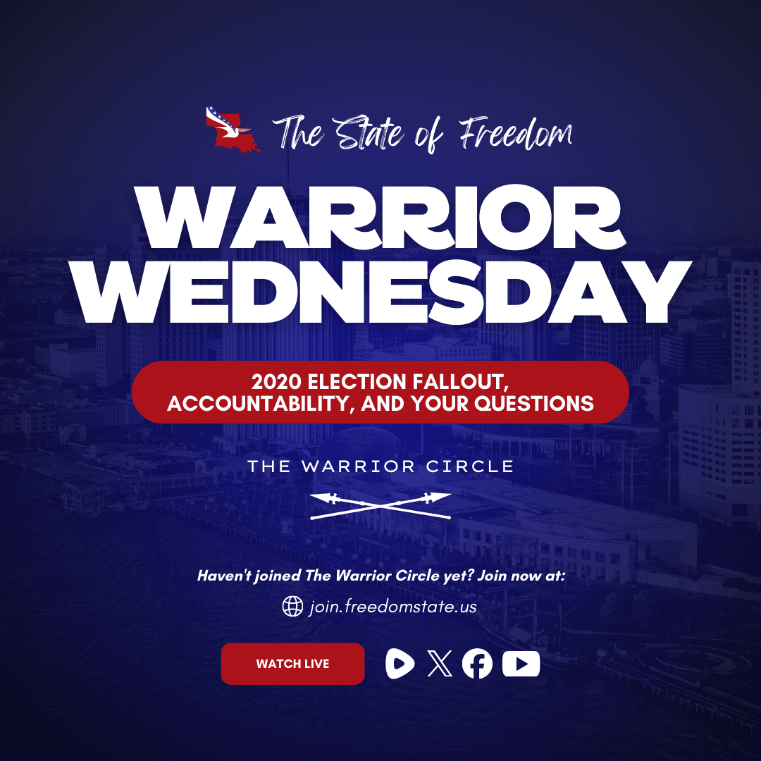 Warrior Wednesday: 2020 Election Fallout, Accountability, and Your Questions | Joe Hoft | Ep.4 - The State of Freedom cover