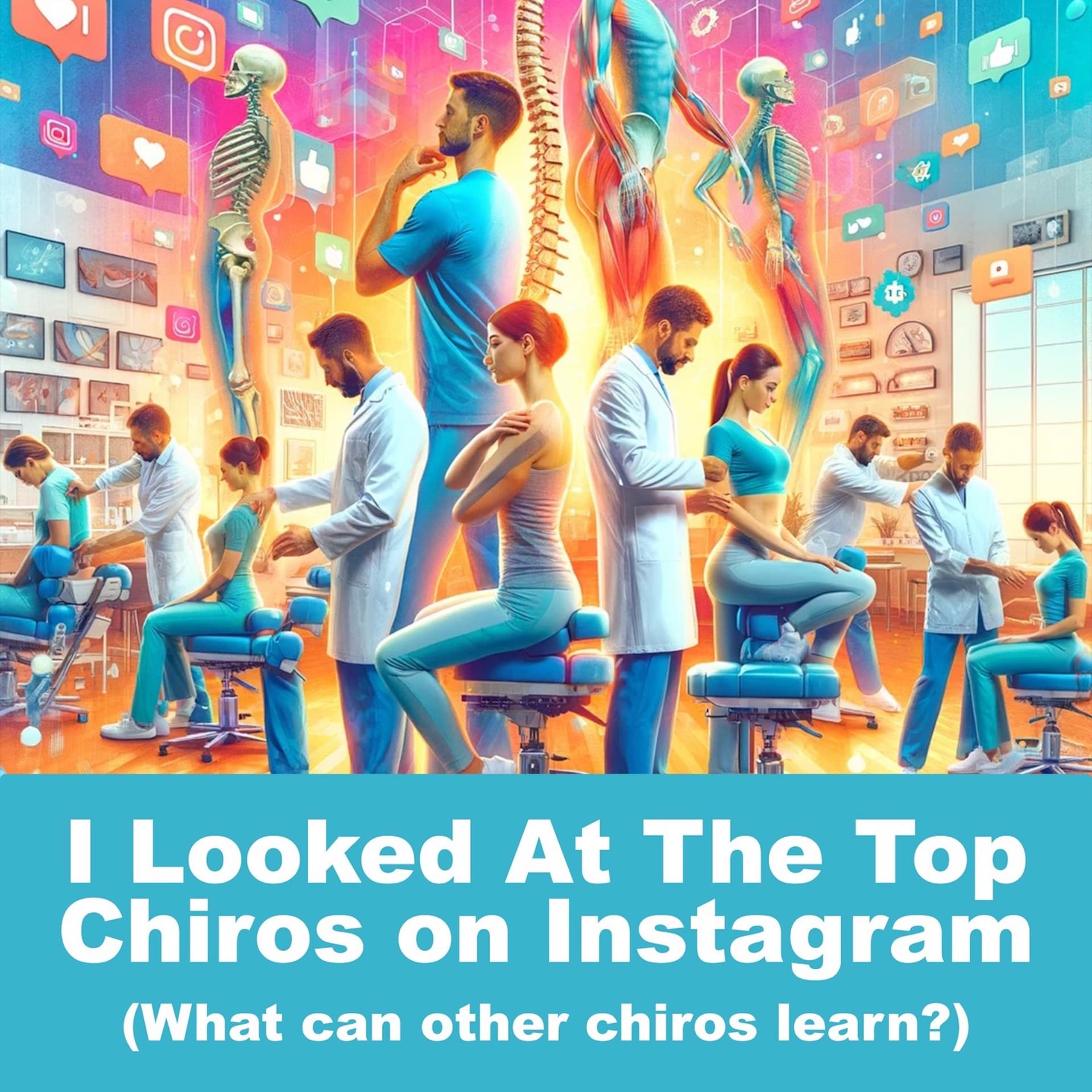 458: Top Chiropractors On Instagram | My Overview & Observations - Rocket Chiropractic Podcast for Chiropractors cover