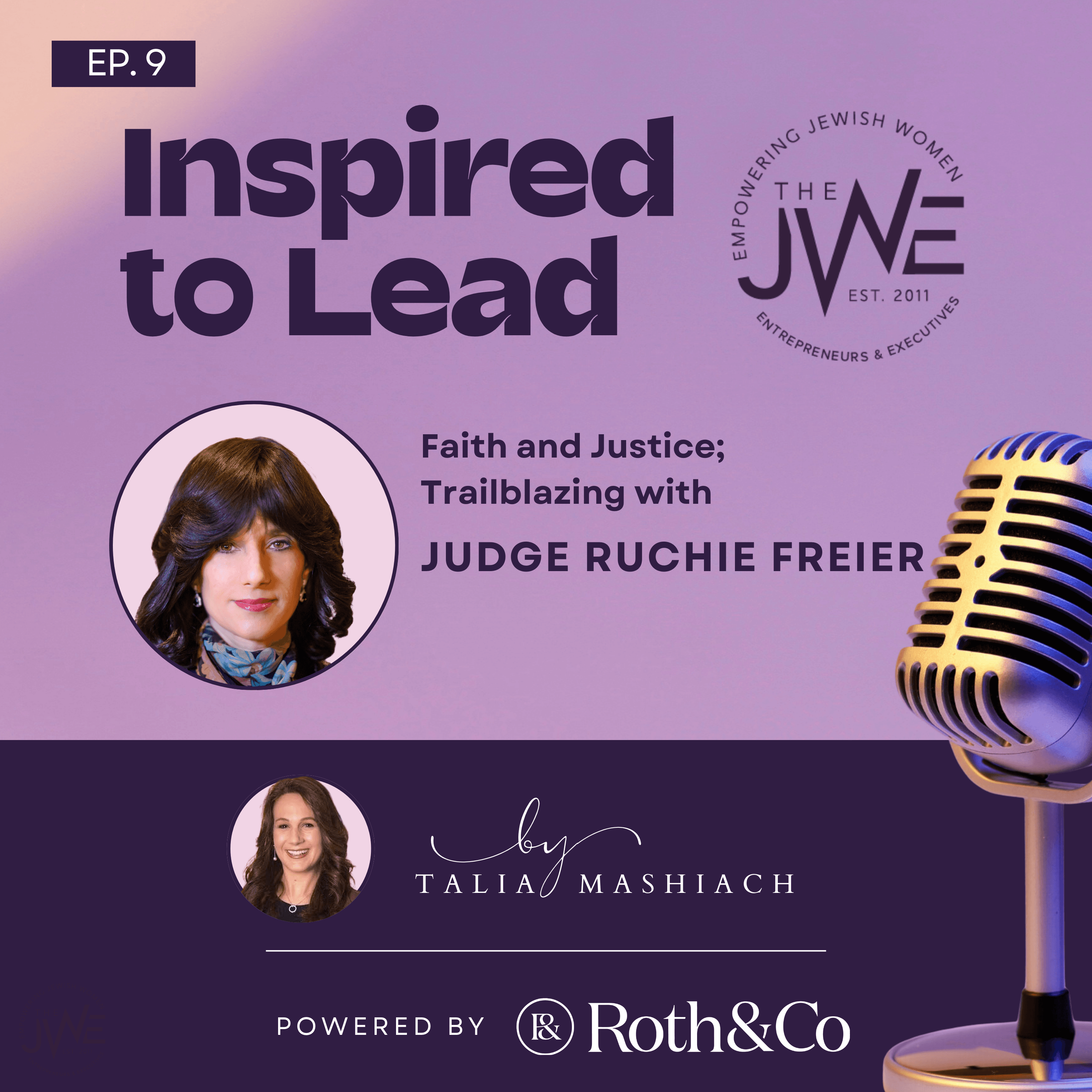 Faith and Justice: Trailblazing with Judge Ruchie Freier - Inspired to Lead cover