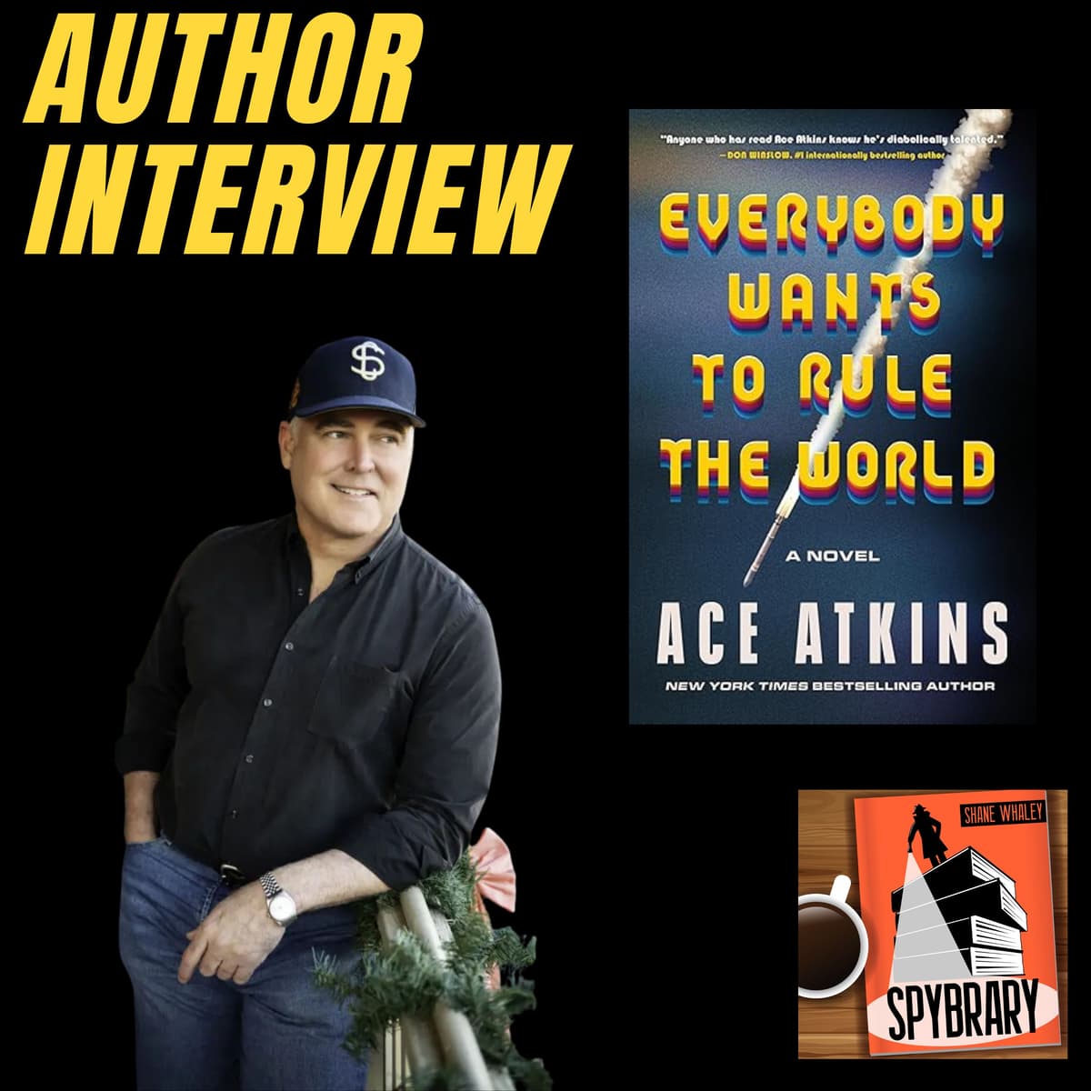 Everybody Wants to Rule the World: 1980s Nostalgia & Cold War Espionage with Ace Atkins - Spybrary Spy Podcast cover