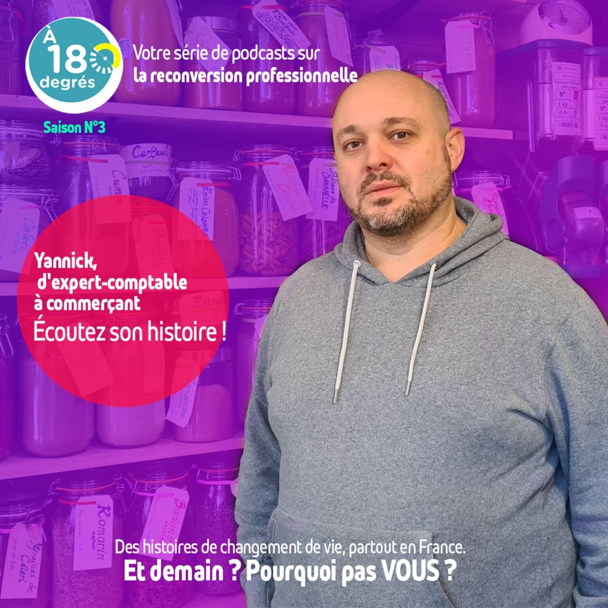 à 180°, épisode 15 - Saison 03 : de comptable à... commerçant - à 180° cover